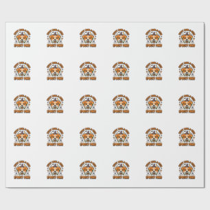 Dog Halloween Spooky Paws Wrapping Paper
