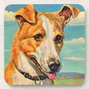 dog handsome dog coaster