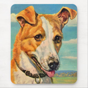 dog handsome dog mouse pad
