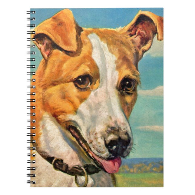 dog handsome dog spiral notebook (Front)