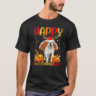 Dog  Happy American Bulldog Hellothanksmas T-Shirt