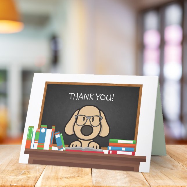 Dog Happy Teacher's Day Thank you Card (Creator Uploaded)