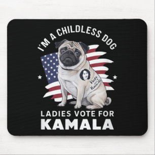 Dog Harris Tattoo Childless Dog Ladies Vote For Ka Mouse Pad