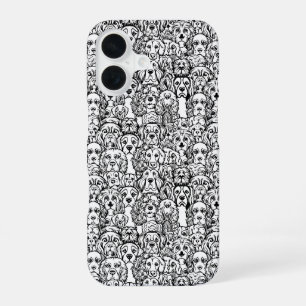 Dog Head Pattern Phone Case