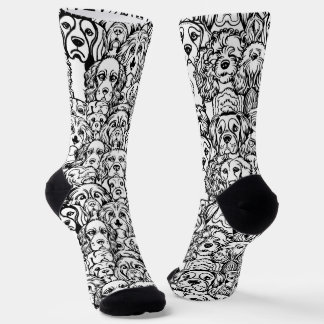 Dog Head Pattern Socks