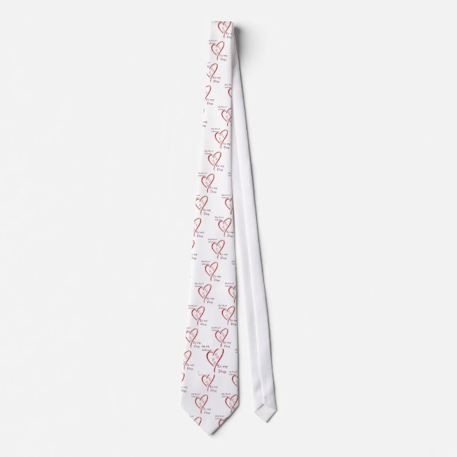 Dog Heart Belongs Tie (Front)