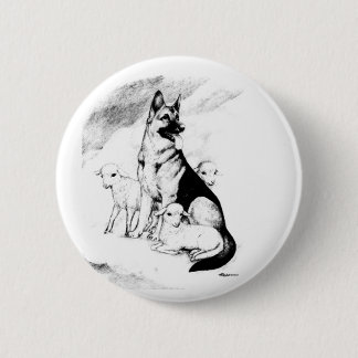 Dog Heaven 6 Cm Round Badge
