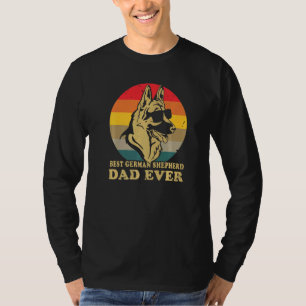 Dog Holders Apparel Best German Shepherd Dad Ever T-Shirt