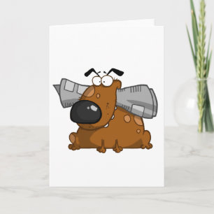 Dog-holds-newspaper-in-mouth Card
