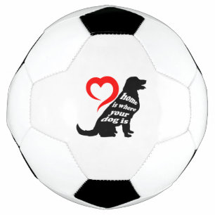Dog Home Soccer Ball