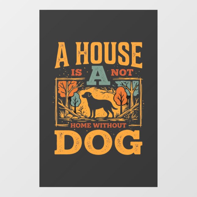 Dog Home Vintage House (Sheet)