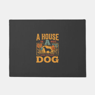 Dog Home Vintage House Doormat