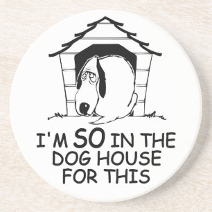 DOG HOUSE custom colour coaster