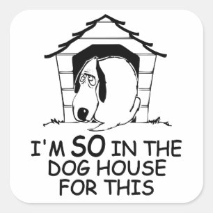 DOG HOUSE custom colour stickers
