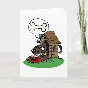 Dog House Greeting Cards