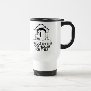 DOG HOUSE mug - choose style & colour
