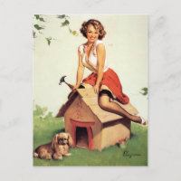 Dog House Pin Up