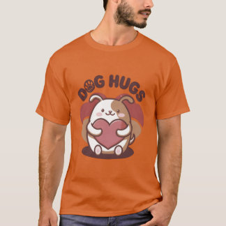 Dog Hugs retro vintage T-Shirt