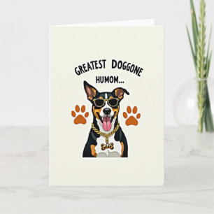 Dog Humom Illustration Card