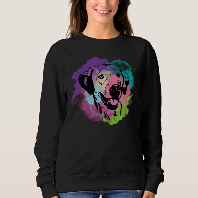 Dog I Splash Labrador Retriever Sweatshirt (Front)
