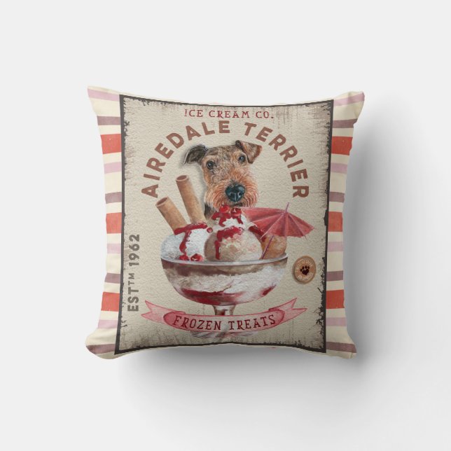 Dog Ice-cream  Cushion (Front)