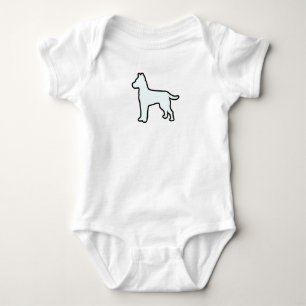 Dog Image Baby Bodysuit