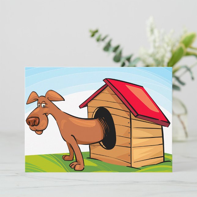 Dog In A Dog House Invitations (Creator Uploaded)