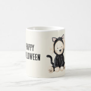 Dog in Cat Costume Halloween Coffee Mug