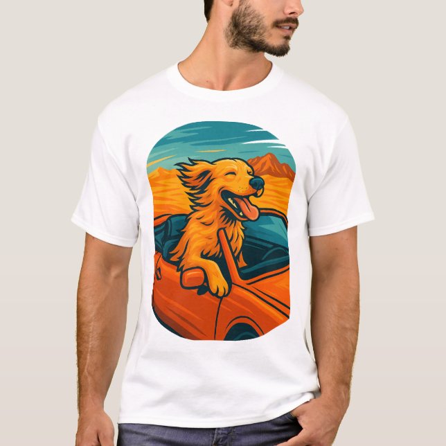 Dog in Convertible T-shirt (Front)