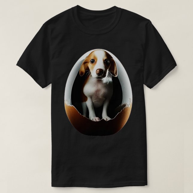 Dog in egg 27 T-Shirt (Design Front)