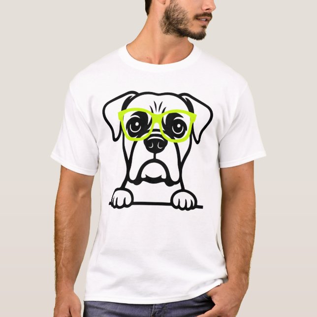 Dog in Glasses T-Shirt (Front)