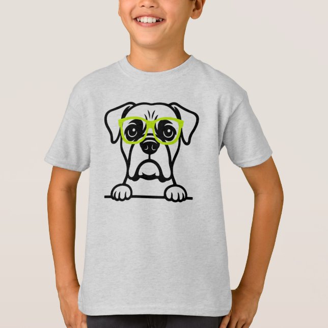 Dog in Glasses T-Shirt (Front)
