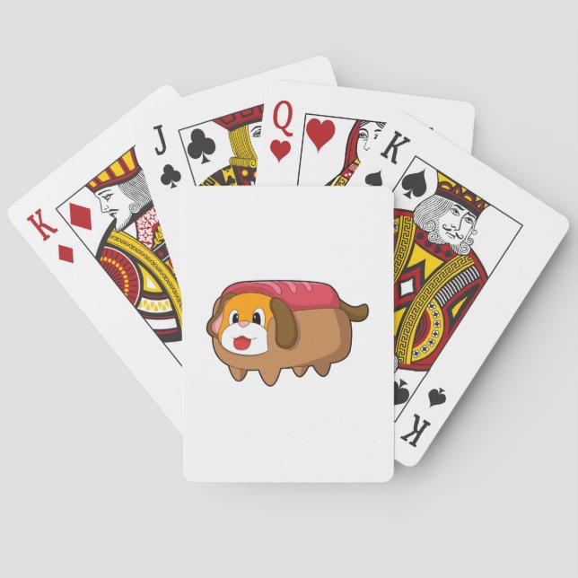 Dog in Hotdog Playing Cards (Back)