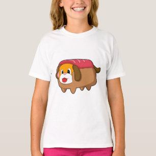 Dog in Hotdog T-Shirt