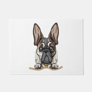 Dog in Pocket Funny Puppy for Dog Lovers Bulldog Doormat