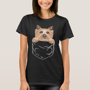Dog In Pocket Norwich Terrier  Dog T-Shirt