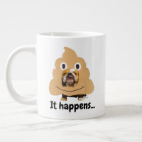 Dog in Poop Emoji Costume
