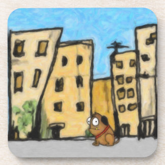Dog in the City Coaster