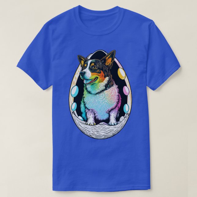 Dog in the egg 149 T-Shirt (Design Front)
