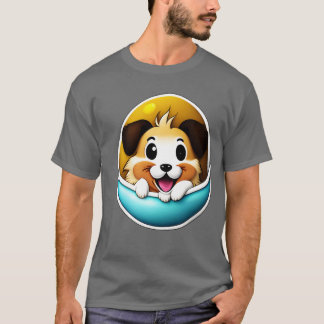 Dog in the egg 229 T-Shirt