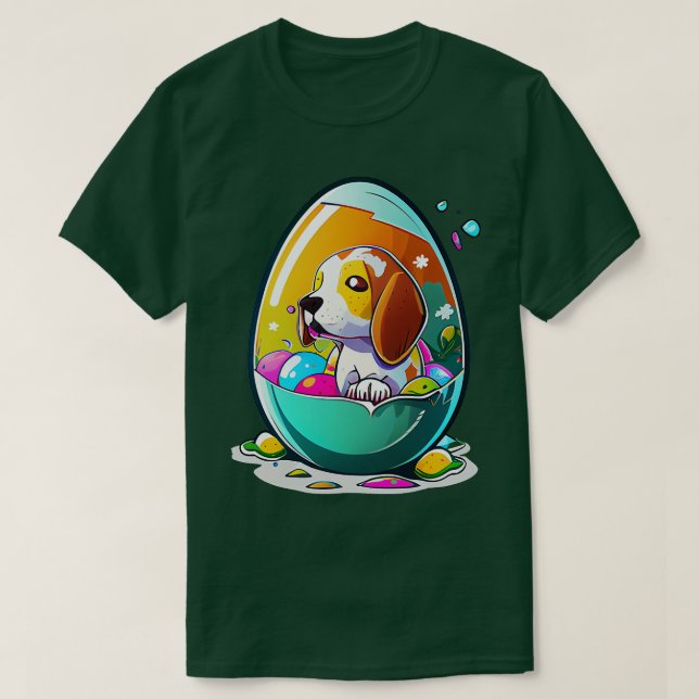 dog in the egg 282 T-Shirt (Design Front)