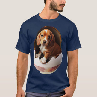 Dog In The Egg Anubis japanese Sakura Cherry Bloss T-Shirt