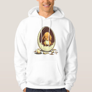 dog in the egg. hoodie
