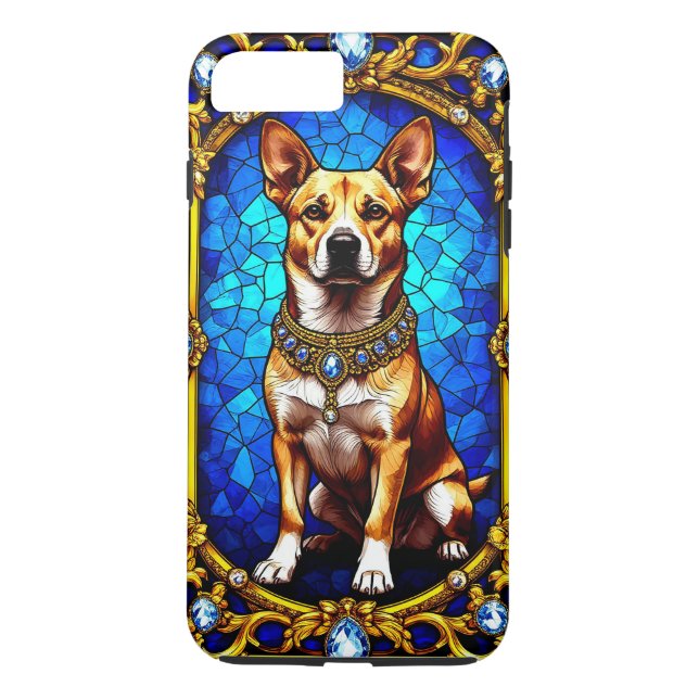 Dog in Vibrant Colours and Details Case-Mate iPhone Case (Back)