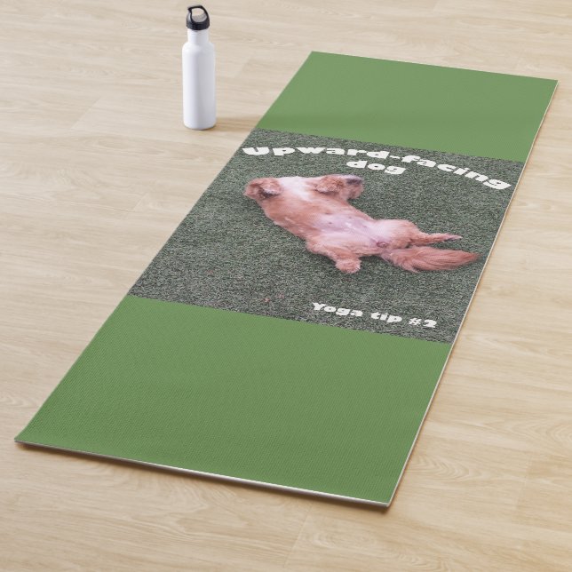 Dog inspires yoga exercise mat (In Situ)