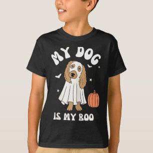 Dog Is Boo For Halloween Vibes Black And Purple T-Shirt