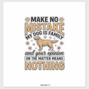 Dog Is Family Vintage Retriever Typography Design_