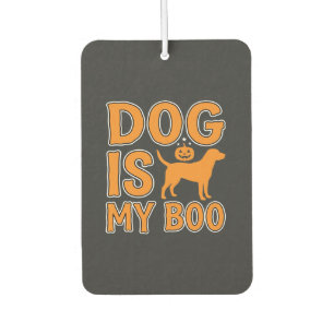 Dog Is My Boo Halloween Dog Car Air Freshener