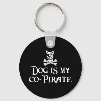 Dog is my Co-Pirate Key Ring