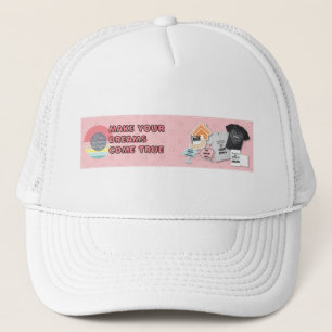 dog is running - 4 diffrent colours trucker hat